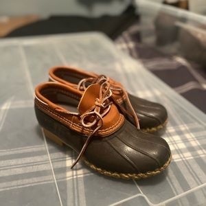 L.L. Bean Women's Bean Boots, Rubber Moc - size 7